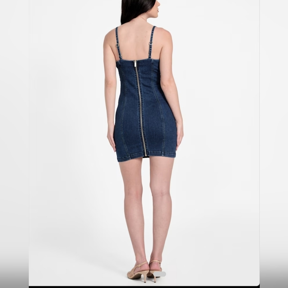 Eco Bailee Chain Denim Dress - Picture 3 of 5